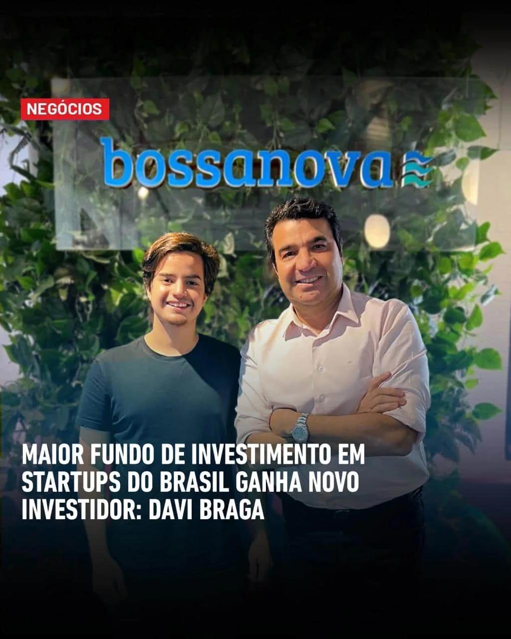 Davi Braga é o novo co-investidor da maior casa de venture capital do Brasil